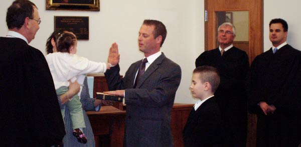 Joseph Bott swearing in ceremony