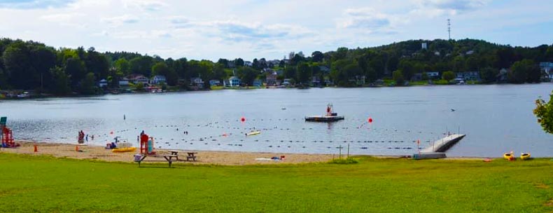 Snyder's beach in summer